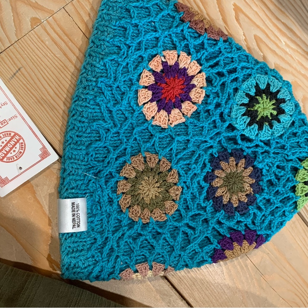 Boho Crochet Hat